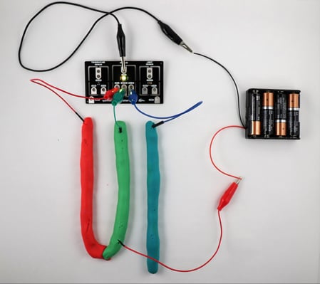 color mixing with micro:bit and Play-Doh