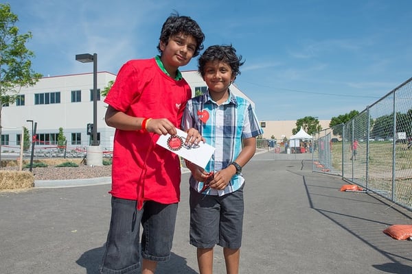 student competitors at SparkFun AVC