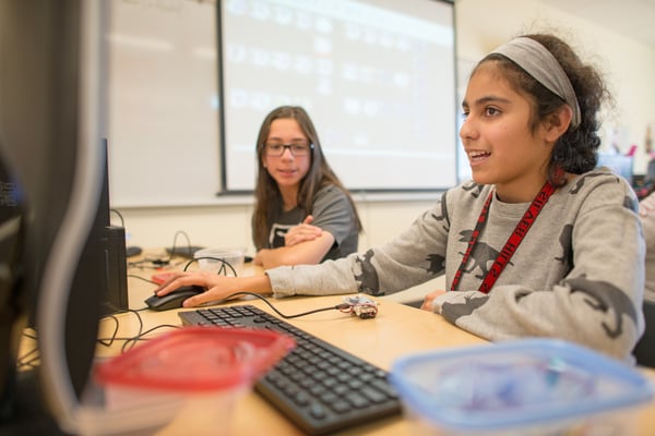 students using micro:bit