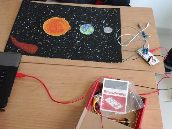 Makey Makey Moon Project