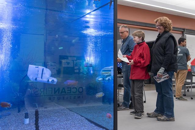 underwater robotics tank at the Innovation Center