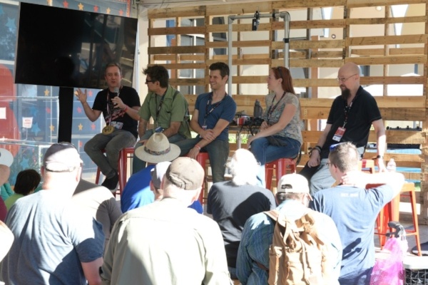 watching a talk at Bay Area Maker Faire 2017