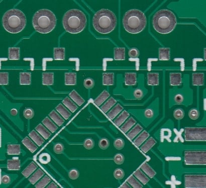 PCB soldermask