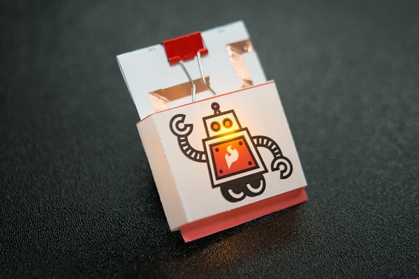 robot paper circuit