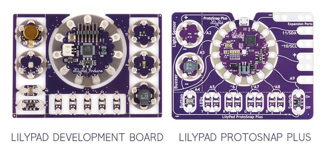 The evolution of LilyPad ProtoSnap Plus